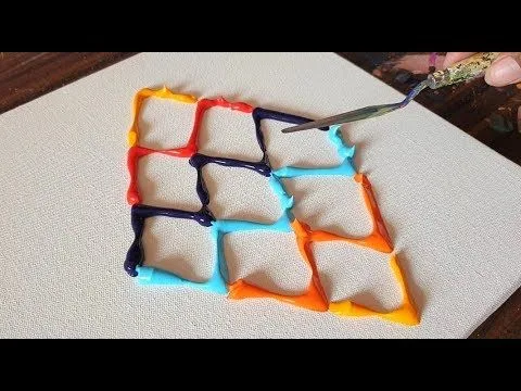 Easy Abstract Painting Demonstration / Fun & Relaxing / Project 365 days / Day #0296 27 904e6d51b608f07bf3d6289577da7640