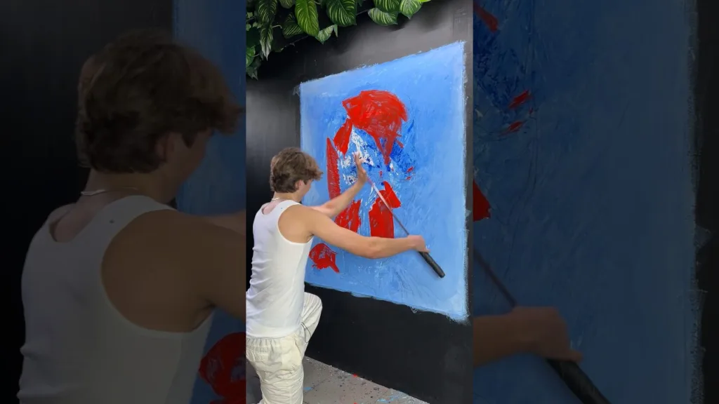 @VancityReynolds I painted you using a sword! ⚔️ #deadpool #paintings #art #ryanreynolds #marvel