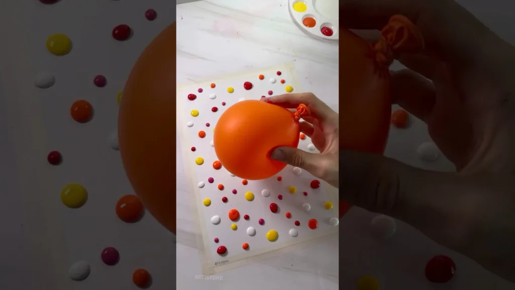 Abstract Art Using a Balloon! 🎈✨🤩 Watch What These Acrylic Drops Become! 🤔 24 Abstract Art Using a Balloon! 🎈✨🤩 Watch What These Acrylic Drops Become! 🤔