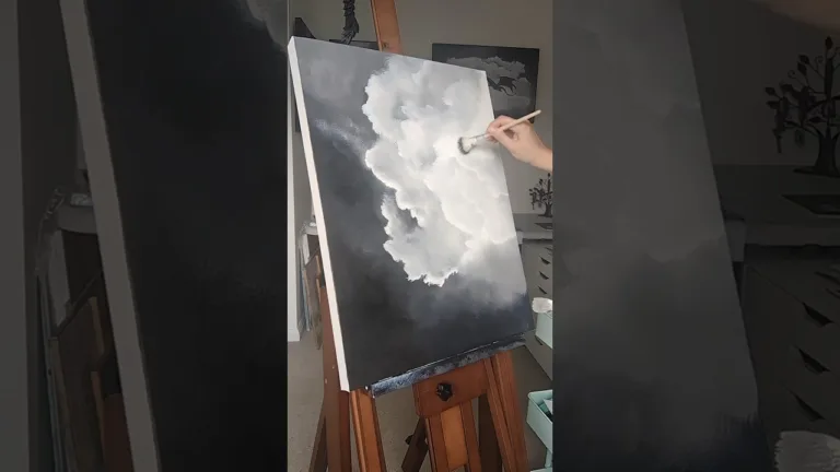 Acrylic clouds painting technique #acrylicpainting #painting #art #paintingstyles #acrylic #paint 1 Acrylic clouds painting technique #acrylicpainting #painting #art #paintingstyles #acrylic #paint