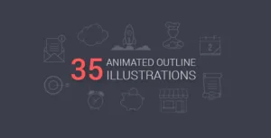 Animated Outline Illustrations