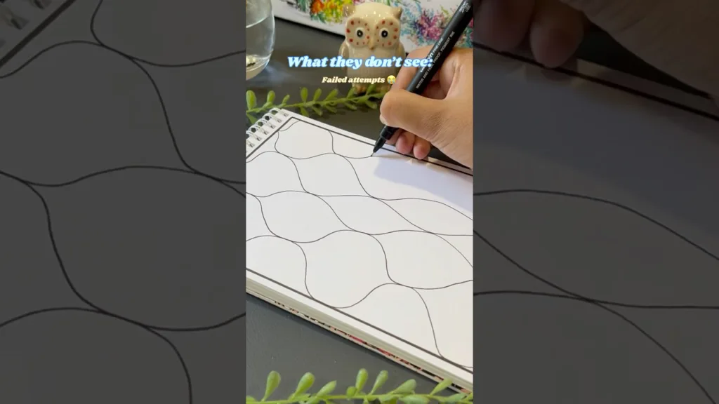 Artist struggles | Zentangle Art #zenpatterns #zentangle #artist #artiststruggles #relaxingart #art