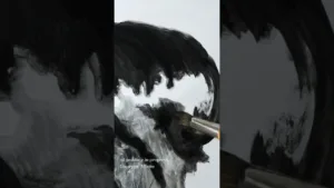 Contemporary Art: Oil Painting atomic bomb series of artworks by the italian artist Giuseppe Alletto