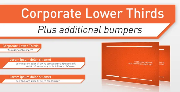 Corporate Lower Thirds & Bumpers