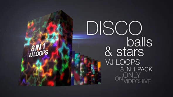 Disco Balls & Stars VJ Pack
