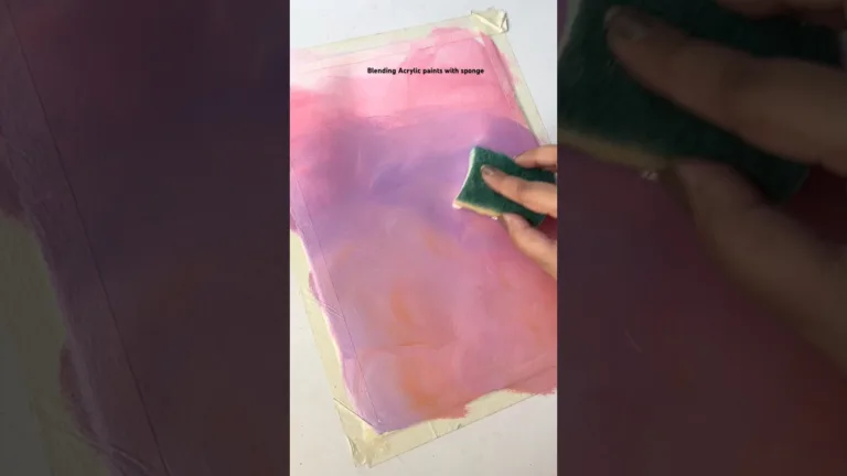 Easiest way of blending backgrounds #artshorts #acrylicpainting #canvaspainting #painting #arthacks 1 Easiest way of blending backgrounds #artshorts #acrylicpainting #canvaspainting #painting #arthacks