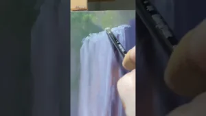 How to Paint: a Waterfall!💧🎨 #paintingtutorial