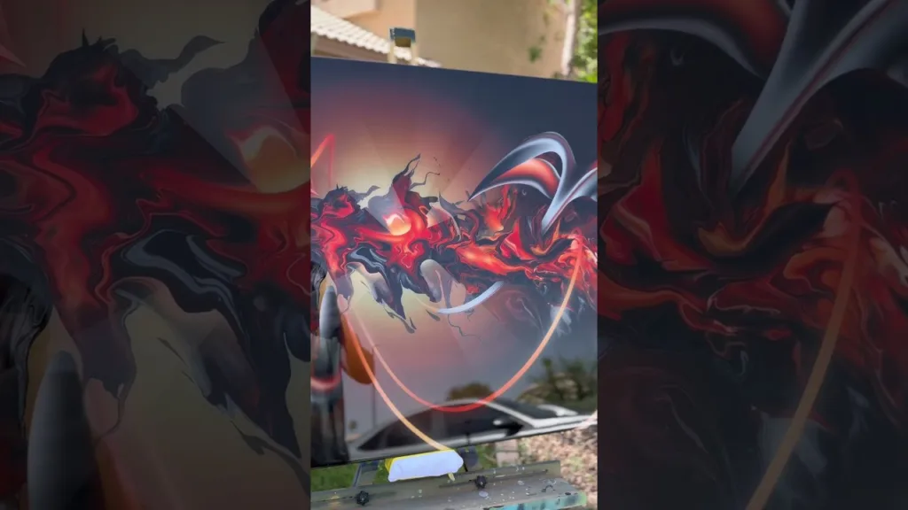 Introducing my new painting "Infernium" #modernart