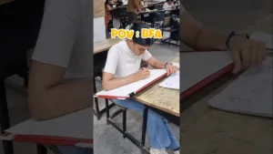 Kaafi difficult course hai : BFA 🫡👩🏻‍🎨🎭🎨 #artist #art #indianartist #shorts #ytshorts #trending #bfa