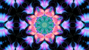 Kaleidoscope Visual Art, Kaleidoscope Calming Meditation, Kaleidoscope Background ❊0004