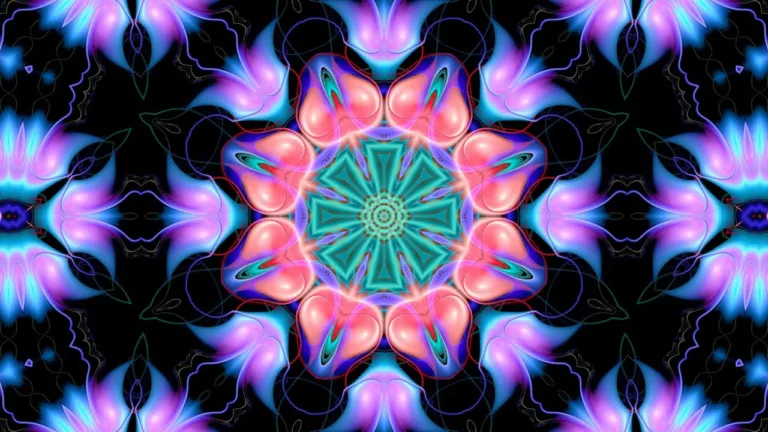 Kaleidoscope Visual Art, Kaleidoscope Calming Meditation, Kaleidoscope Background ❊0004