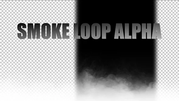 Realistic Smoke Loop with Alpha Channel