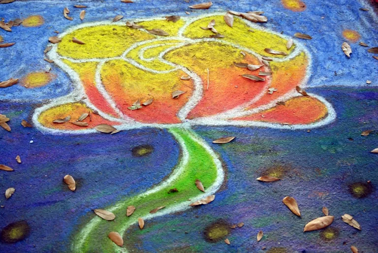 SCAD Sidewalk Art Festival Chalk Art