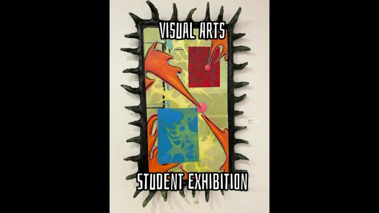 Visual Arts Student Exhibition on display in the Building 11 art gallery until 6/11 #ArtSchool #Art