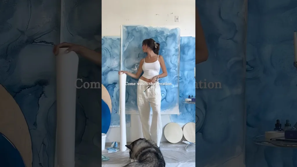 come make minis with me 💙 #artist #resin #art #contemporaryart