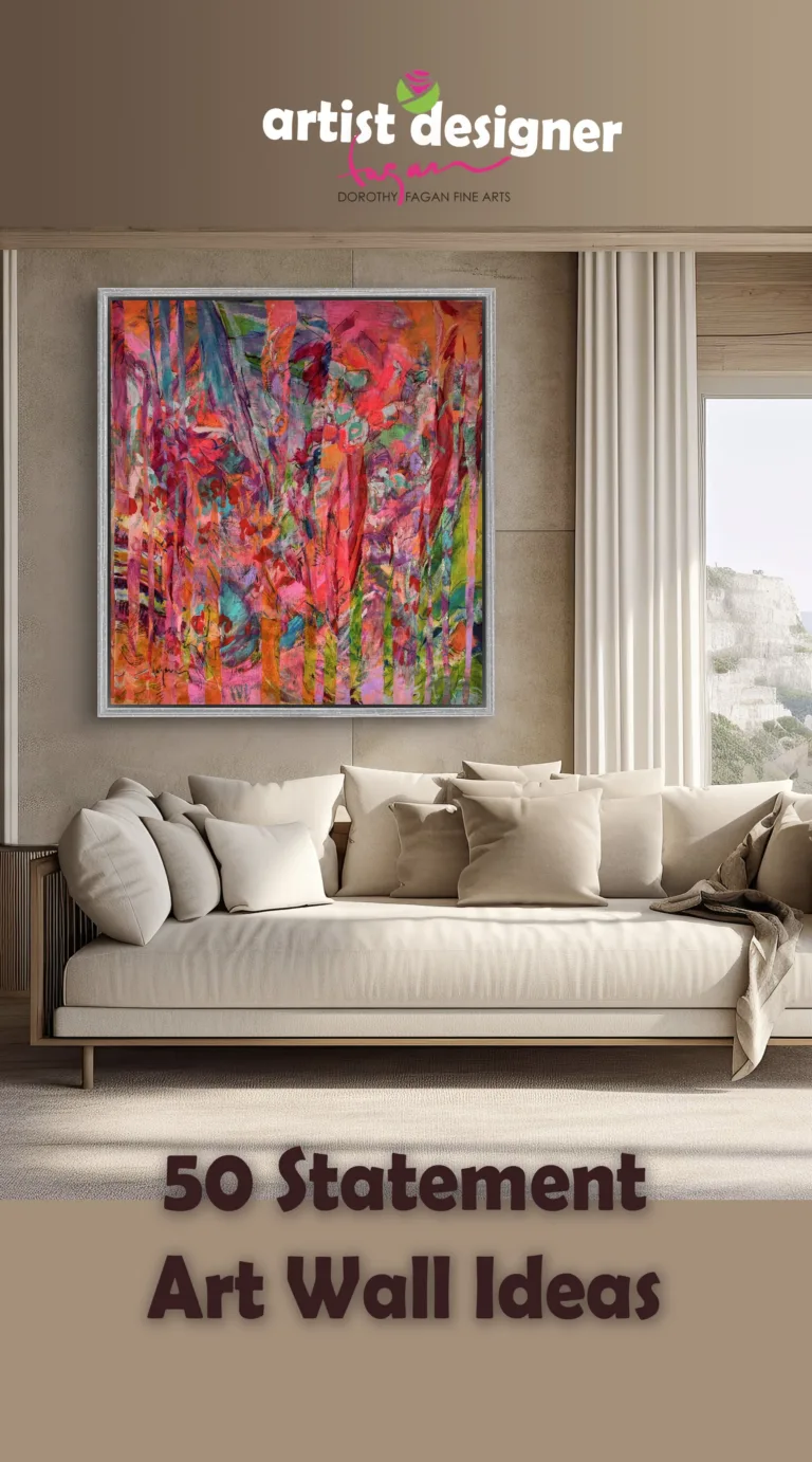 50 Statement Art Wall Ideas 3 ee2b30a6a4c805b7c4a5b726130e9ea9