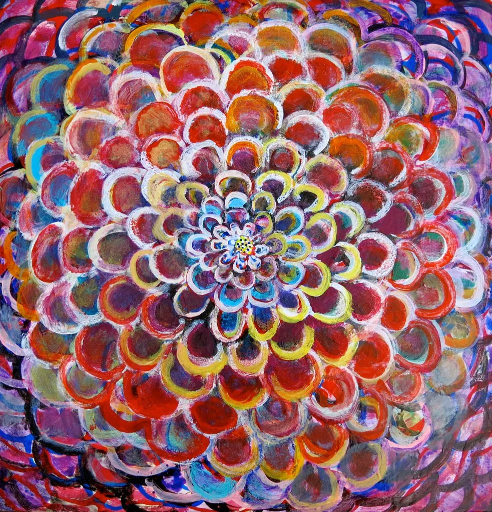 rainbows like a night time celebration : liquid painting, scott richard, san francisco (2015)