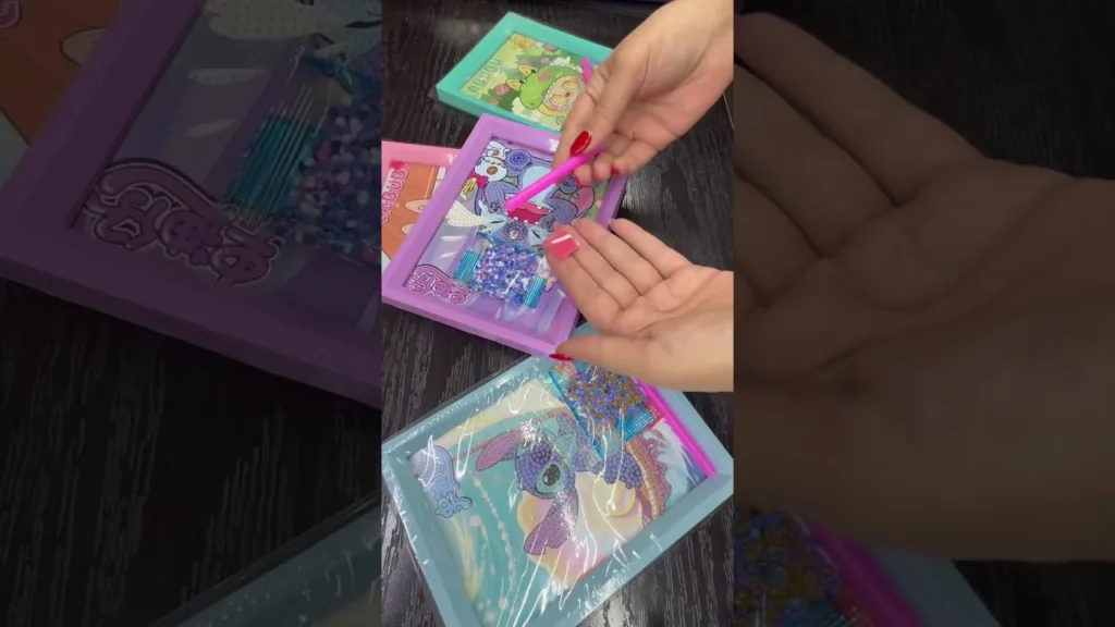 ASMR | #art #satisfying #unboxing #relax #visualart #shorts | Diamond Painting 💎