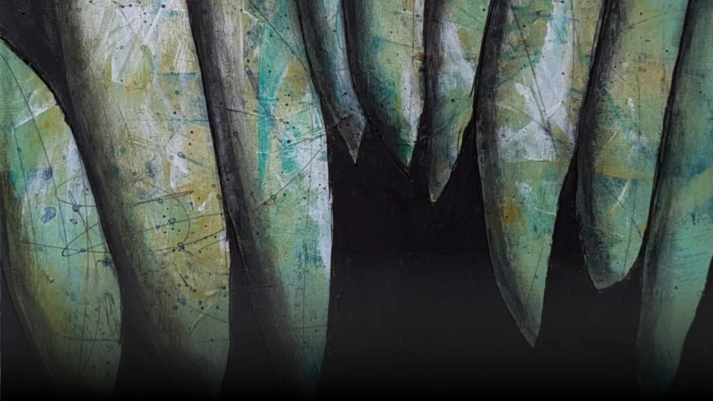 Abstract Painting Technique: How to Build Depth With Layered Bands