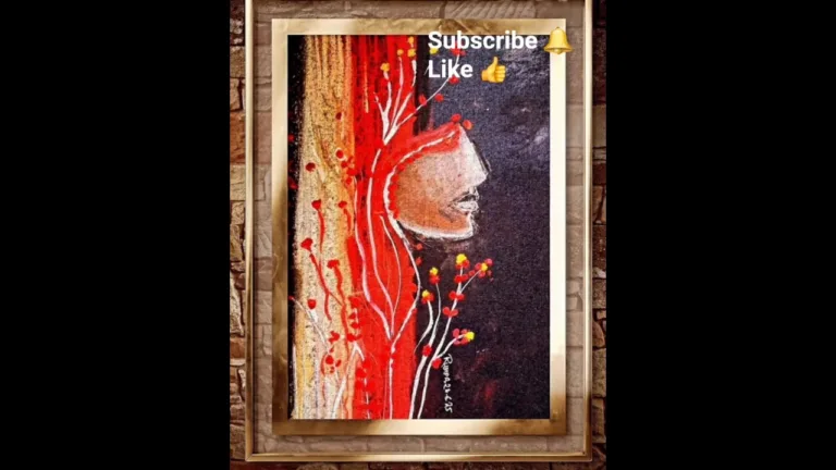 Easy Modern Art # Painting Tutorial Video