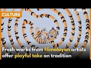 Exhibition showcases experimental contemporary art from the Himalayas｜Taiwan News