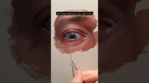 How to paint and eye #art #paintingtutorial #howtopaint #asmr