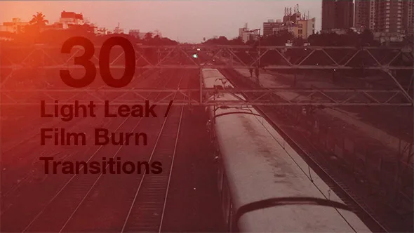 Light Leaks - Film Burns (30 Pack)