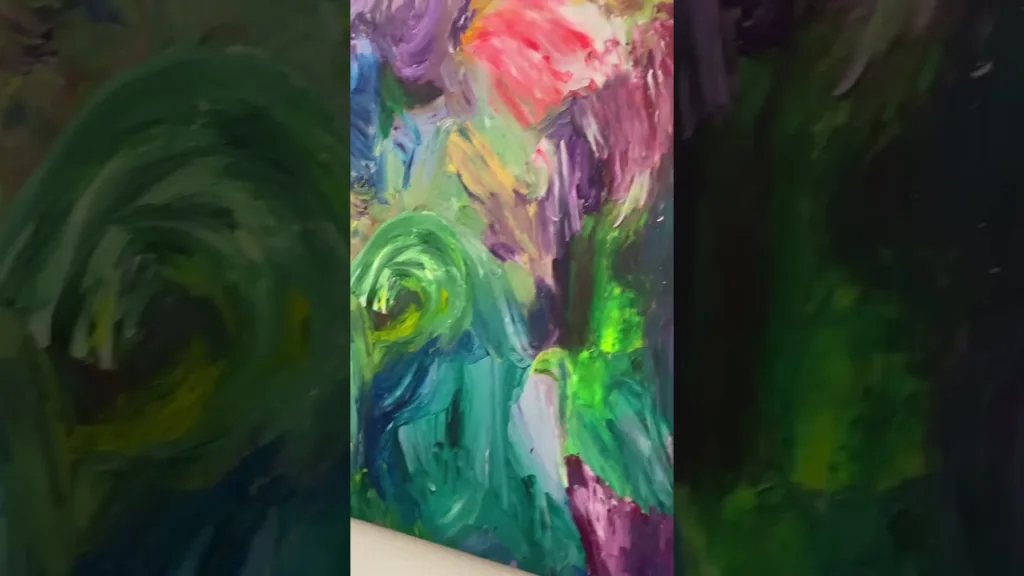 Sommerkonzert und abstrakte Malerei #exhibition #contemporaryart #kunst #art#short