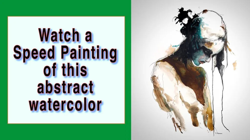 Watch an Abstract Watercolor Come to Life — Speed Painting Process