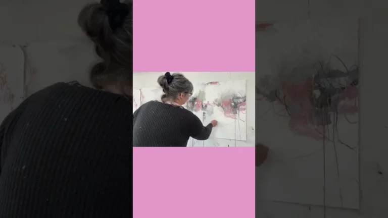 Watch me paint! 3 Abstract paintings from start to finish 12 Watch me paint! 3 Abstract paintings from start to finish