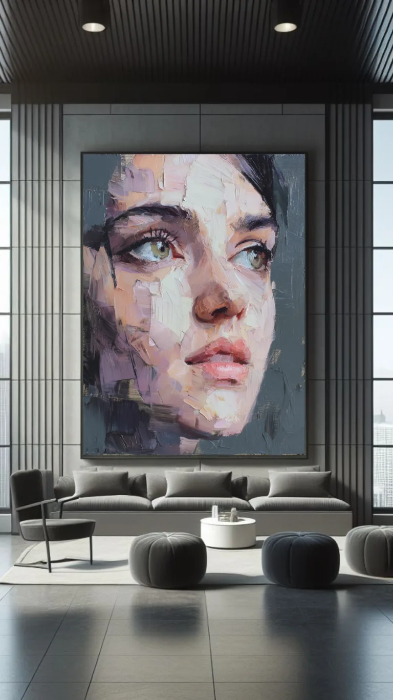 Modern Abstract Portret 17 d2d6af1aa75a27126f1520560a9c0607