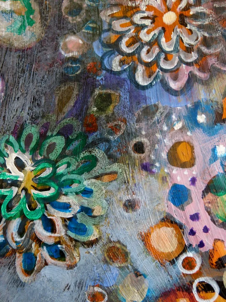 rainbows like a night time celebration : liquid painting, scott richard, san francisco (2015)