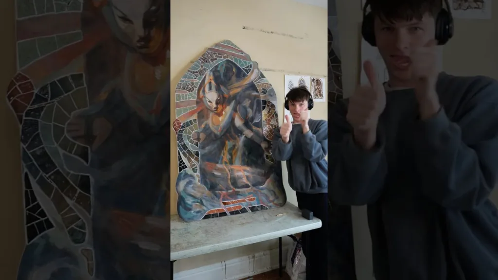 ‘Denim Boogers’ part 5 #art #artist #mosaic #ceramics 70 ‘Denim Boogers’ part 5 #art #artist #mosaic #ceramics