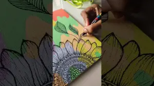 Try this!😮 Creative canvas painting ideas 💡 #art #bohoart #shortsvideo #abstractart #mandala #canvas