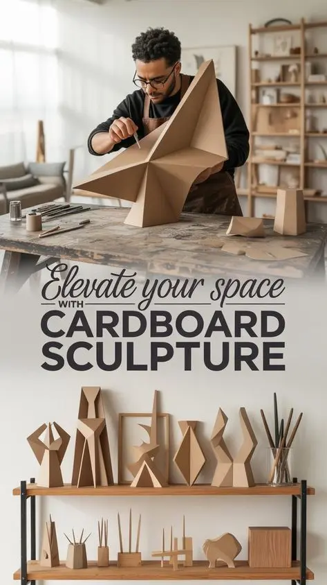 Artistic Cardboard Sculpture Ideas For Modern Interiors 3 600005a60b01ecef2d580004155a2900