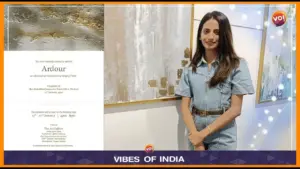 Ardour By Ishangi Patel | Art Exhibition | Vibes Of India | Abstract Art |