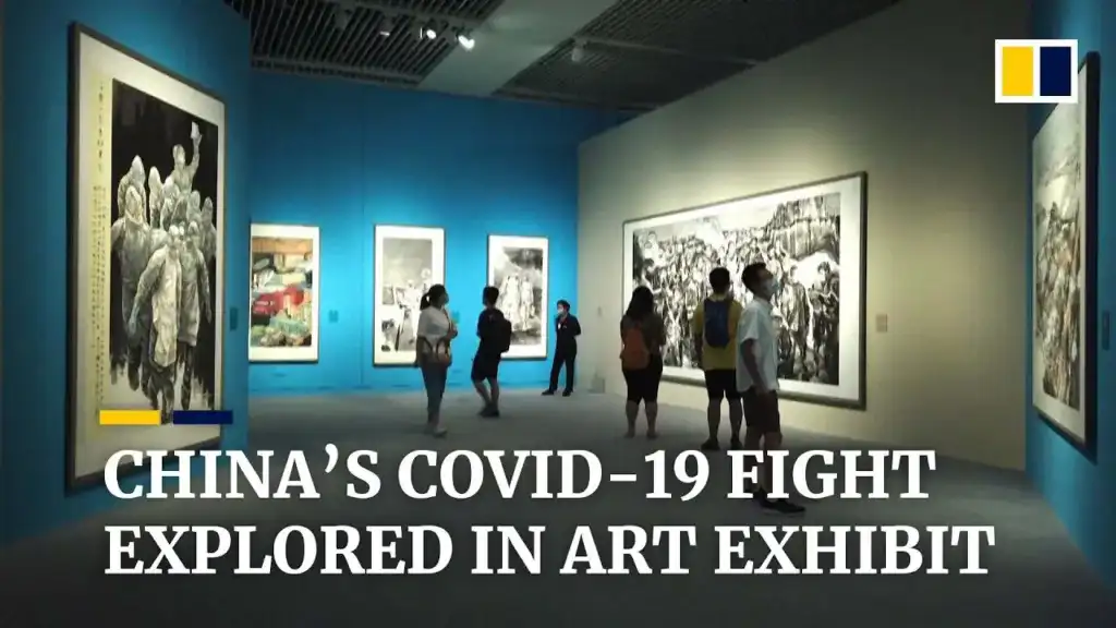 Art exhibition showcases China's fight against the coronavirus pandemic 26 Art exhibition showcases China's fight against the coronavirus pandemic