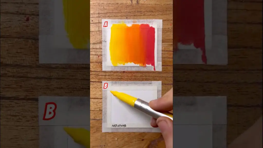 Blending Paint Markers from Different Brands! 🎨✨ Which one’s your fav?! 🤩 #shortsart