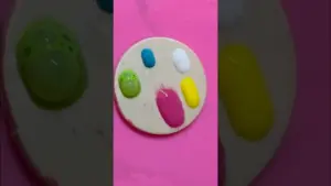 Colorful acrylic abstract painting tutorial #shorts #abstract #art #painting