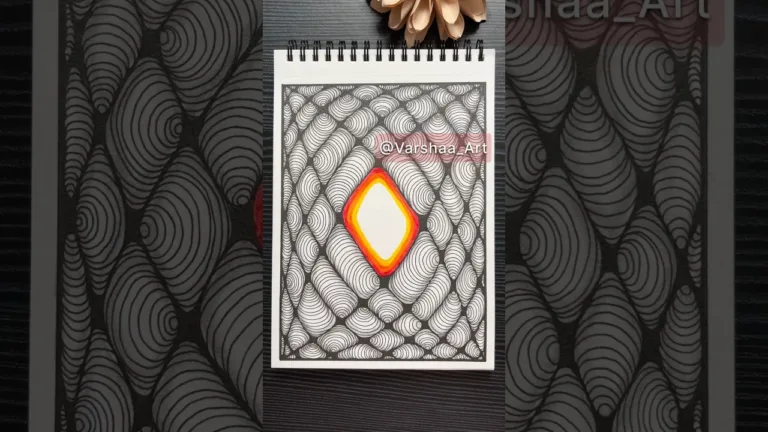 Day 45 - Easy Doodle Art Tutorial #doodle #doodleart #easy #drawing #art #zentangle #zen
