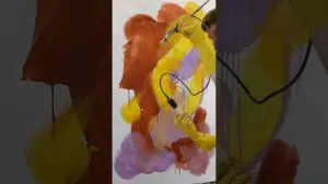 I quit thinking about it. | #shorts #painting #abstract #artwork #expression #love #colors #artist