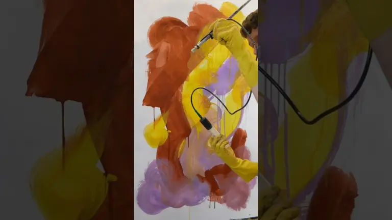 I quit thinking about it. | #shorts #painting #abstract #artwork #expression #love #colors #artist