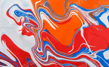 Liquid marbling acrylic paint background. Fluid painting abstract texture