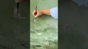 New original painting inspired by the incredible Claude Monet 💚 #art #semiabstract #studiocelinew