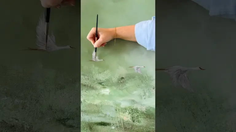 New original painting inspired by the incredible Claude Monet 💚 #art #semiabstract #studiocelinew