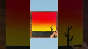 Sunset Painting for Beginners | Acrylic Painting Tutorial | Painting