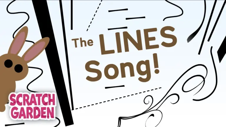 The Lines Song | Art Songs | Scratch Garden