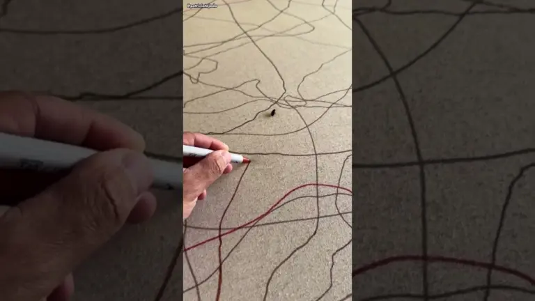 This Bug Made Art 😱( _@patriciotejedo )