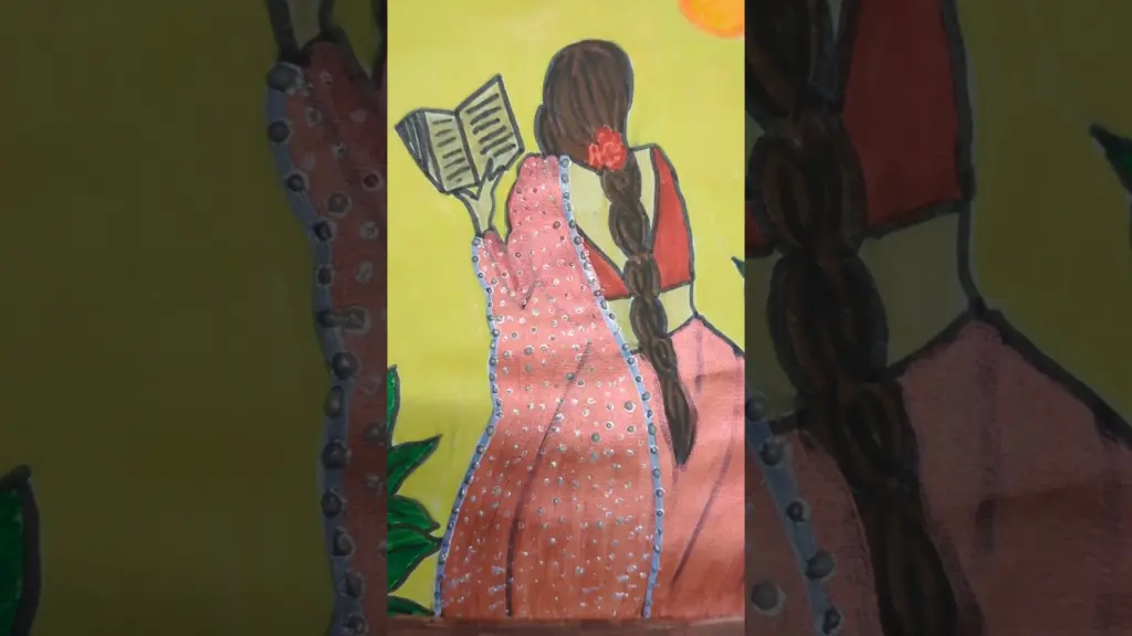 cute abstract art 💕#abstractart  #art  #painting  #diy  #craft  #cutrgirl  #paintingtutorial