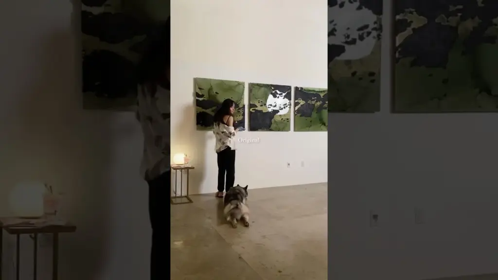 the minis vs the orginials 🤍 #art #resin #artist #contemporaryart